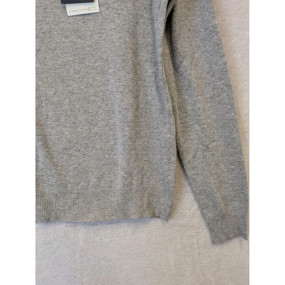 Maglificio Bartolini Men's Size M‎ Cashmere Blend Crew Neck Sweater Gray